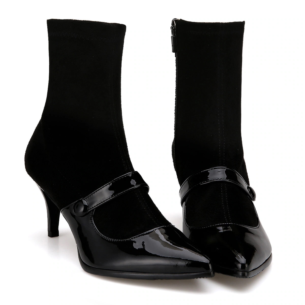 エリザベート 光沢ソックス アンクル EL19942