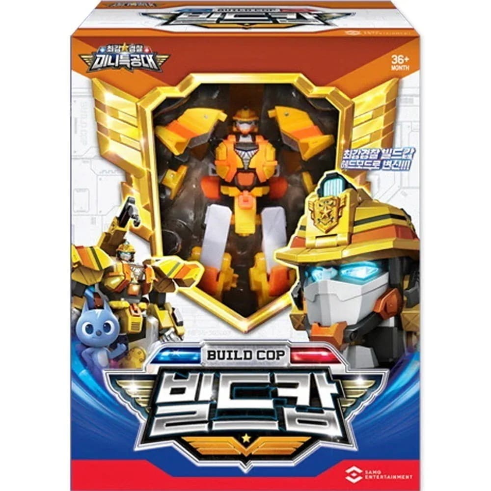 ミニ特攻隊 シーズン6 最強警察 ビルドコップ ロボットのおもちゃ/ BUILD COP