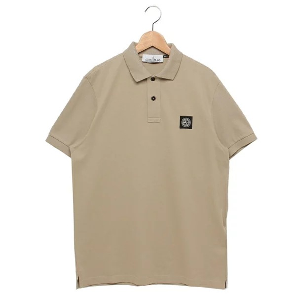 Tシャツ カットソー Compassパッチ ポロシャツ ベージュ メンズ K1S15 22002SC S0017 V009A