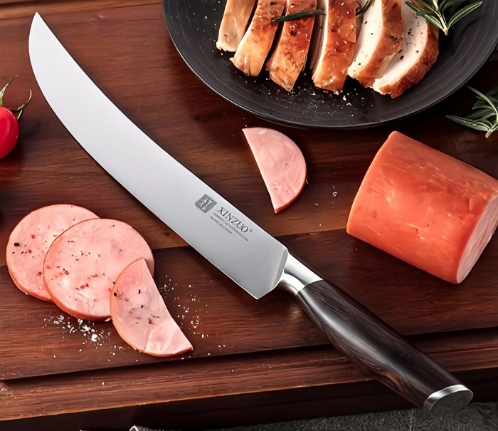 【ミートナイフ】 中華包丁 中国 包丁 菜刀 大きい 本場 刀工 中華料理 中国料理 家庭用 家庭 家 キャンプ ナイフ 肉 魚 野菜 果物 フルーツ 骨 細工 豚骨 砕き 叩き 屋台 料理人 硬い