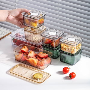 冷蔵庫収納ケース冷凍シール保存ケース果物収納ケース整理