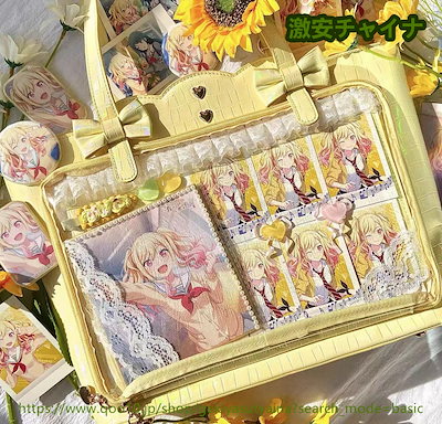 Qoo10] 痛バッグ 痛バ トートバッグ PU革 曇