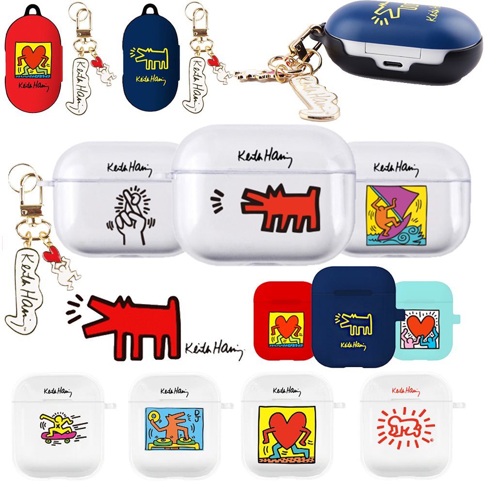 Qoo10 Keith Haring Airpods スマホケース