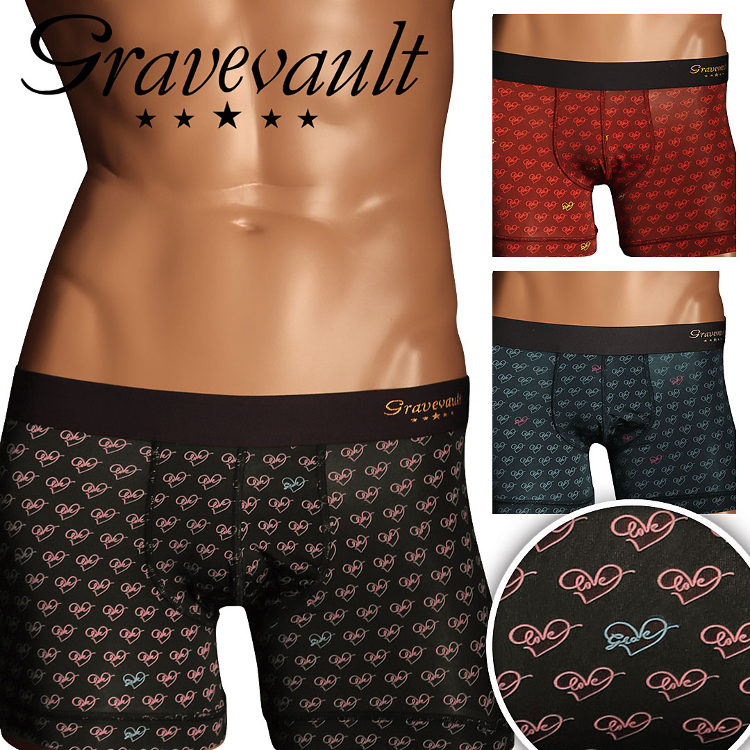 love メンズ ショート ボクサーパンツ