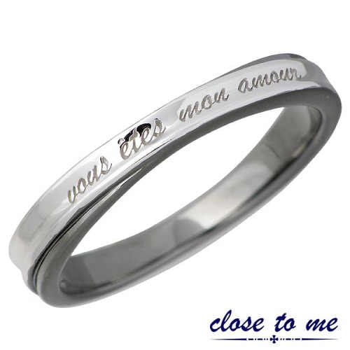 クロストゥーミー close to me フレンチラバーズ シルバー リング 指輪