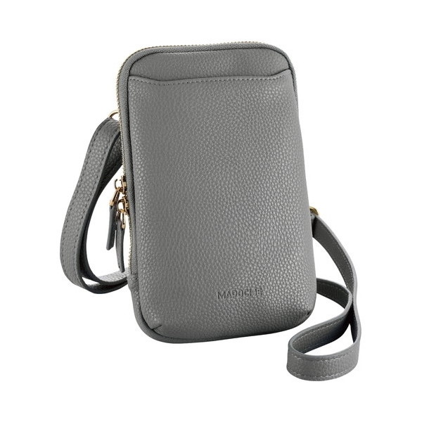 P-MAP01BK ダスティブラック スマホショルダー ポーチ お財布ポシェット 斜めがけ レザー 裏起毛 ファスナー メーカー直送 5,085円