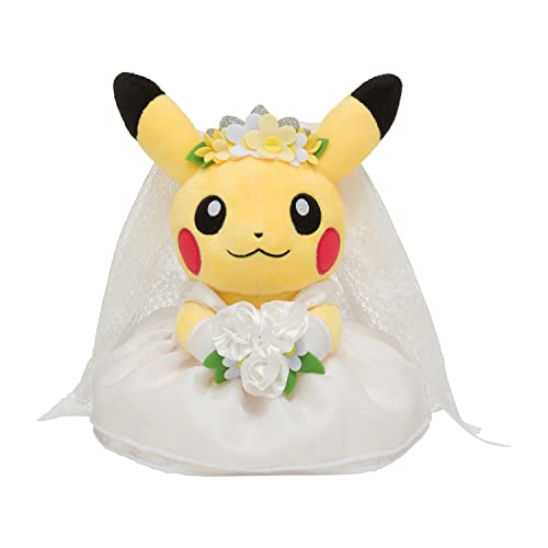 ポケモンセンターオリジナル ぬいぐるみ ピカチュウ メスのすがた Pokémon Garden Wedding 20×16×13(H×W×D:)