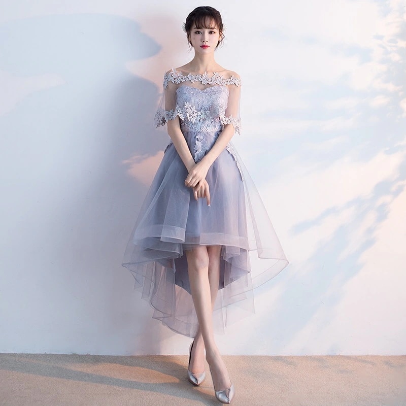 宴会のイブニングドレスのドレス2025春新作の薄いパーティー用の小さなドレスのドレスの女性