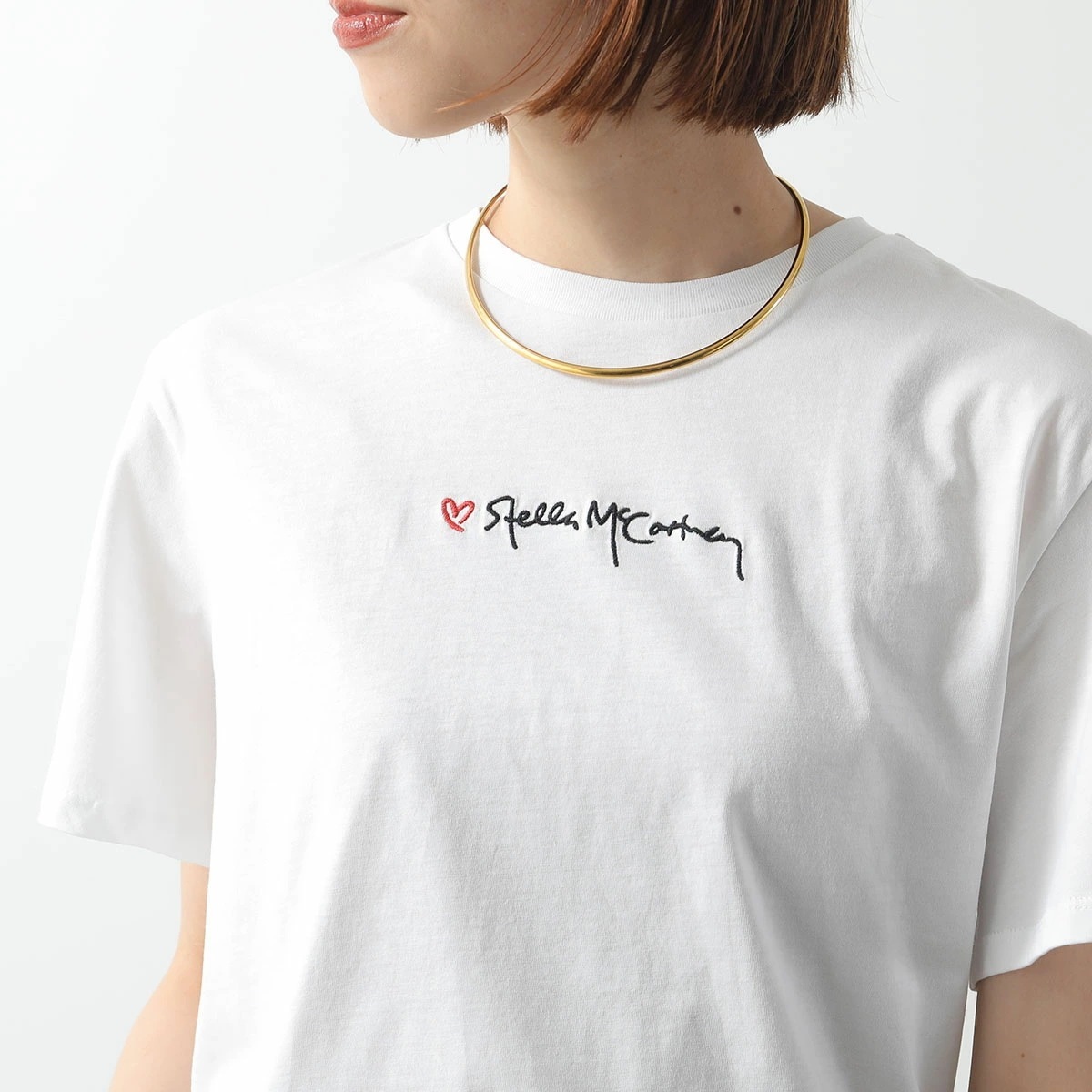 STELLA McCARTNEY KIDS ステラマッカートニー キッズ Tシャツ TX8C51 Z0434 レディース ガールズ 半袖 カットソー コットン ロゴ 刺繍 100