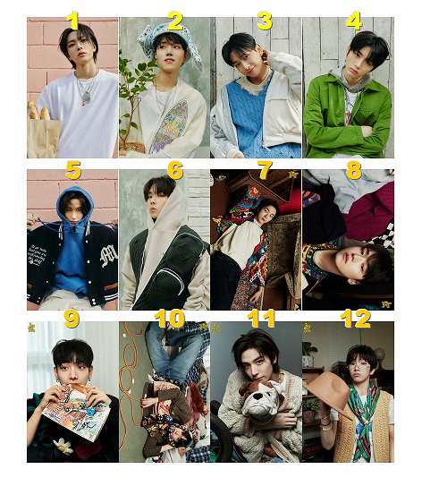 BOYNEXTDOORボイネク knock on 愛知6枚会場限定トレカ BOYNEXTDOORボイネク knock on 愛知6枚会場限定トレカ