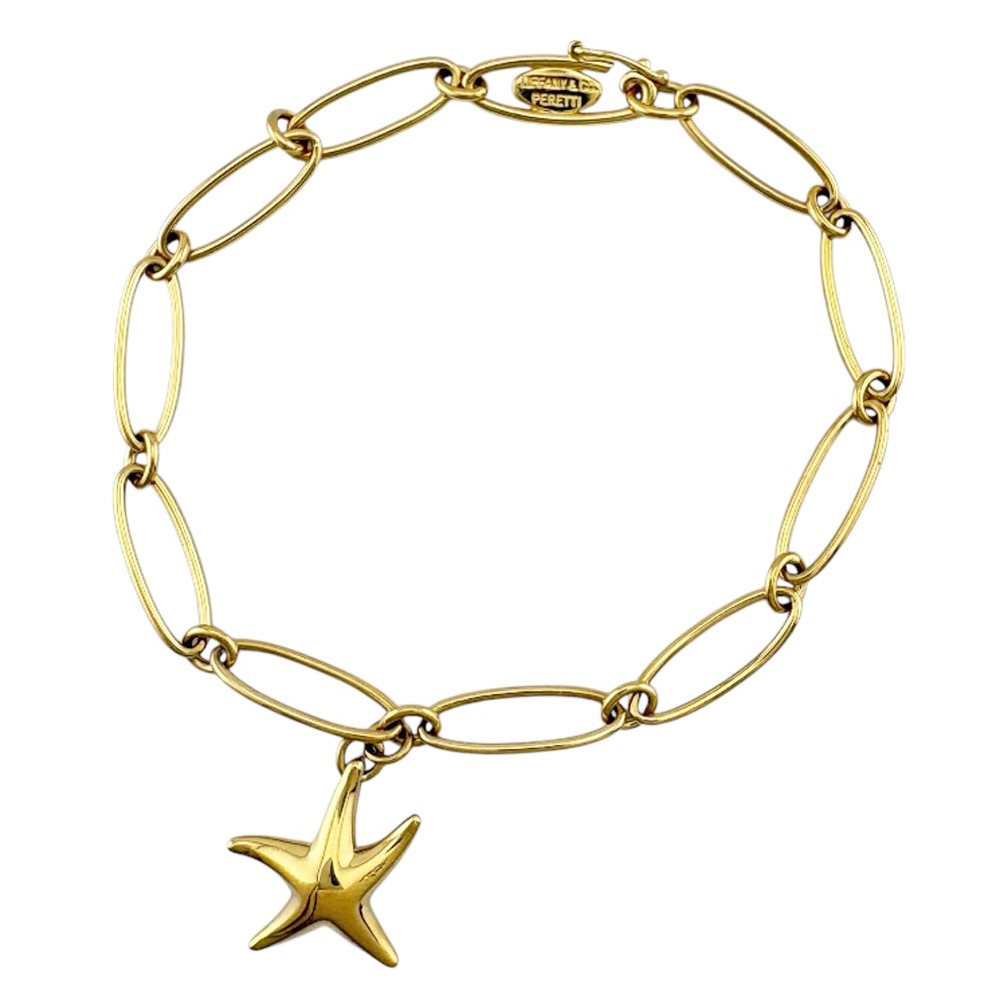 ティファニー スターフィッシュ ブレスレット 18金 K18イエローゴールド TIFFANY&Co. 中古 美品