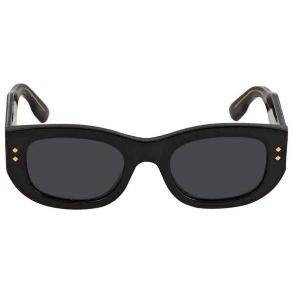 サングラス GUCCISolid Grey Rectangular Ladies Sunglasses GG1215S 002 51 GG1215S 002 51