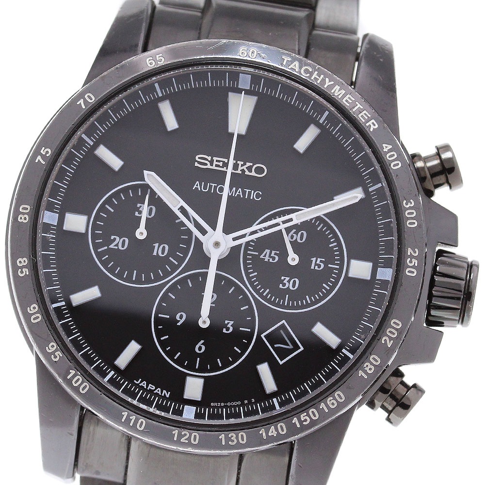 セイコー SEIKO SAGK009/8R28-00D0 ブライツ フェニックス メカニカル クロノグラフ 自動巻き メンズ 内箱・保証書付き_861501【中古】