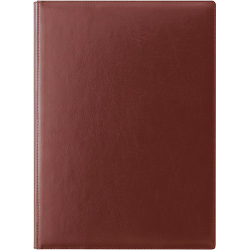 zeitVektor レポートパッド (A4) 再生皮革製 ブラウン