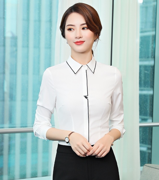 トップス デート シャツ 長袖 コットン 可愛い きれいめ 上品 おしゃれ かっこいい 可愛い ラブリー キュート ガーリー クール モード系 セクシー エレガント 存在感 フォーマル