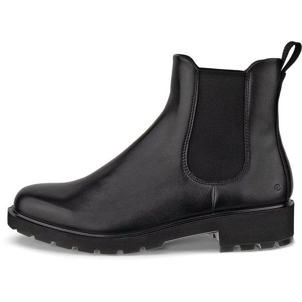 女性チェルシーブーツ ブラックレザー メトロ 2025FW