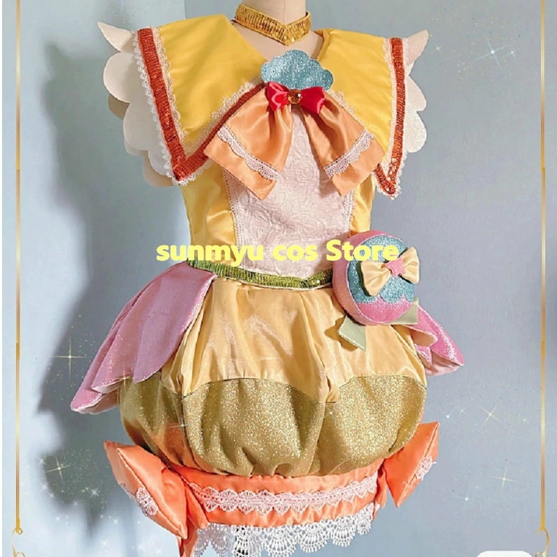 トロピカル～ジュ！プリキュア 一之瀬みのり キュアパパイア コスプレ衣装　オーダーサイズ可