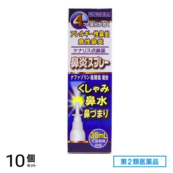 第２類医薬品 ケナリス点鼻薬 30mL 10個セット