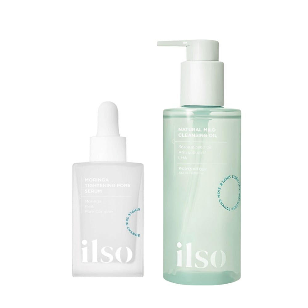 ナチュラルマイルド 低刺激クレンジングオイル 200ml + モリンガ タイトニング フォア セラム 30ml