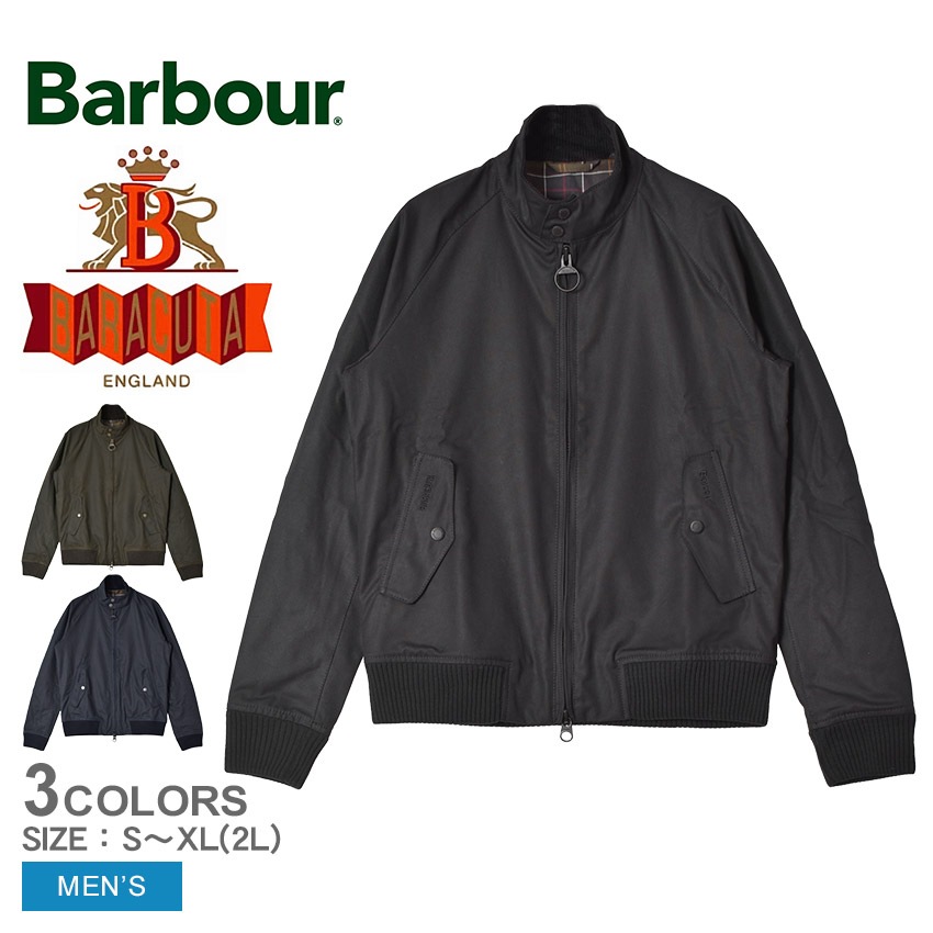 PORTON WAX JACKET MWX2237 メンズ BARACUTA バラクータ コラボ アウター ジャケット ブルゾン 上着 ワックスコットン 防寒 ポケット 長袖 無地 チェック