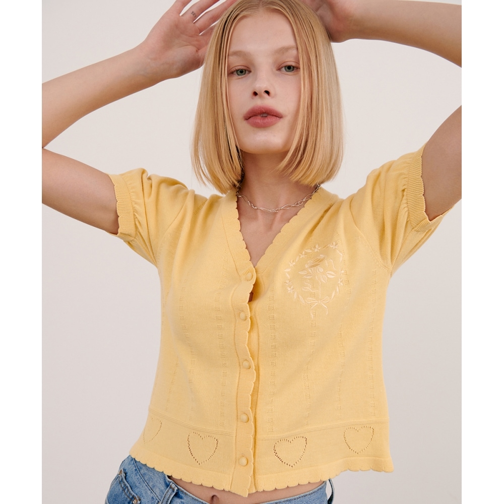 シヌーンスカラップカーディガン 14,604円