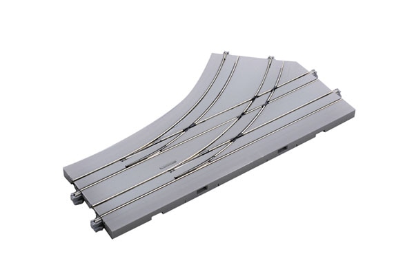 カトー (N) 40-212-E ユニトラムE 電動ポイント軌道プレートR180mm・左 カトー 40-212-E ユニトラムE デンドウポイントR180 ヒダリ