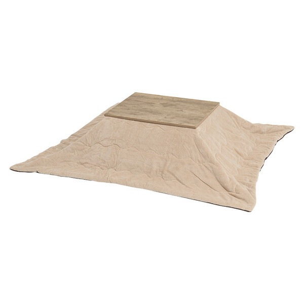 アルテナ7560ANA + ビケ7560BE こたつ + うす掛け布団 2点セット アンティークナチュラル/ベージュ メーカー直送 14,613円