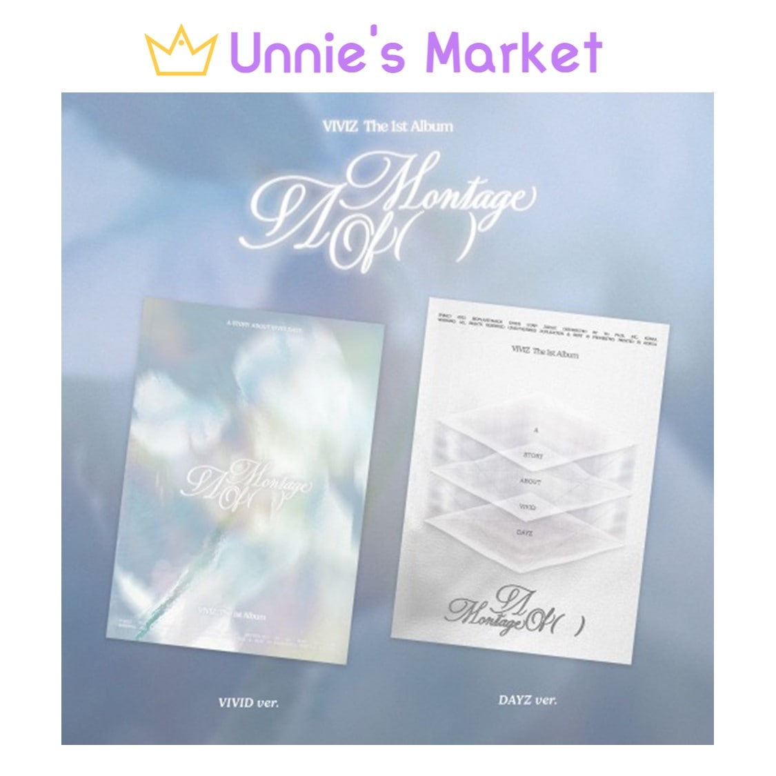 [SET] VIVIZ - The 1st Album ‘A Montage of ( )’ (VIVID VER. / DAYZ VER.)