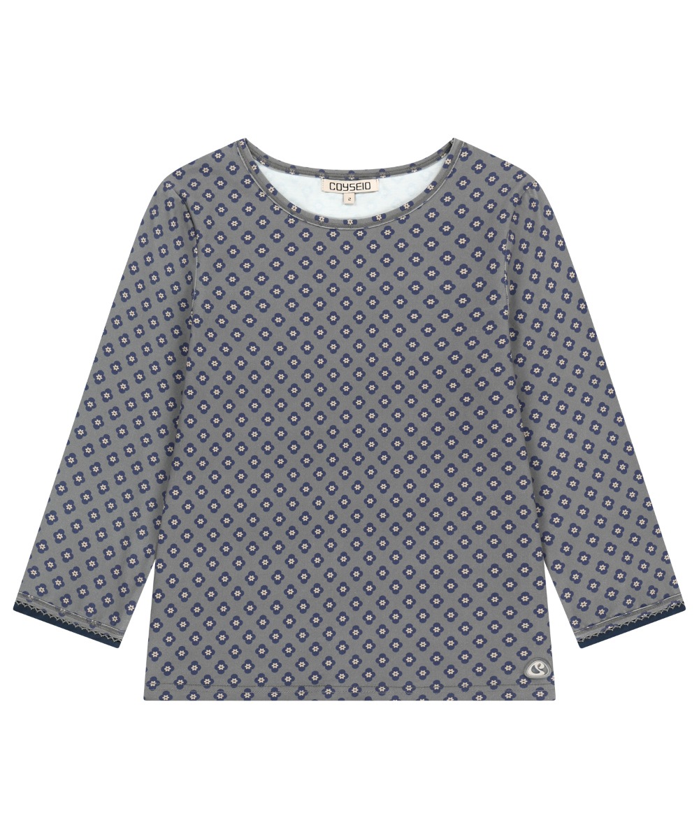 【COYSEIO】26SS FLOWER CAPRI SLEEVE : GREY