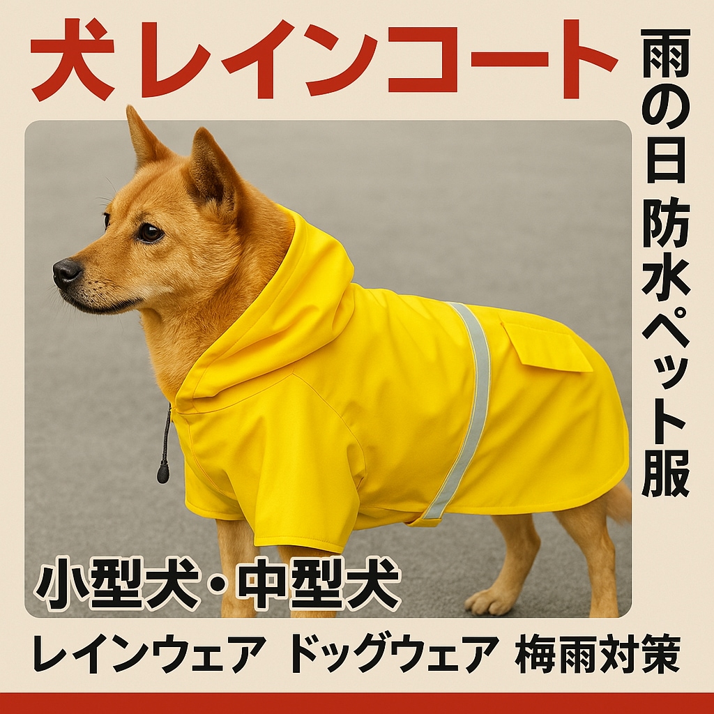 [夏に備えよう] 犬 レインコート小型犬中型犬 レインウェアドッグウェア雨の日 防水ペット服梅雨対策