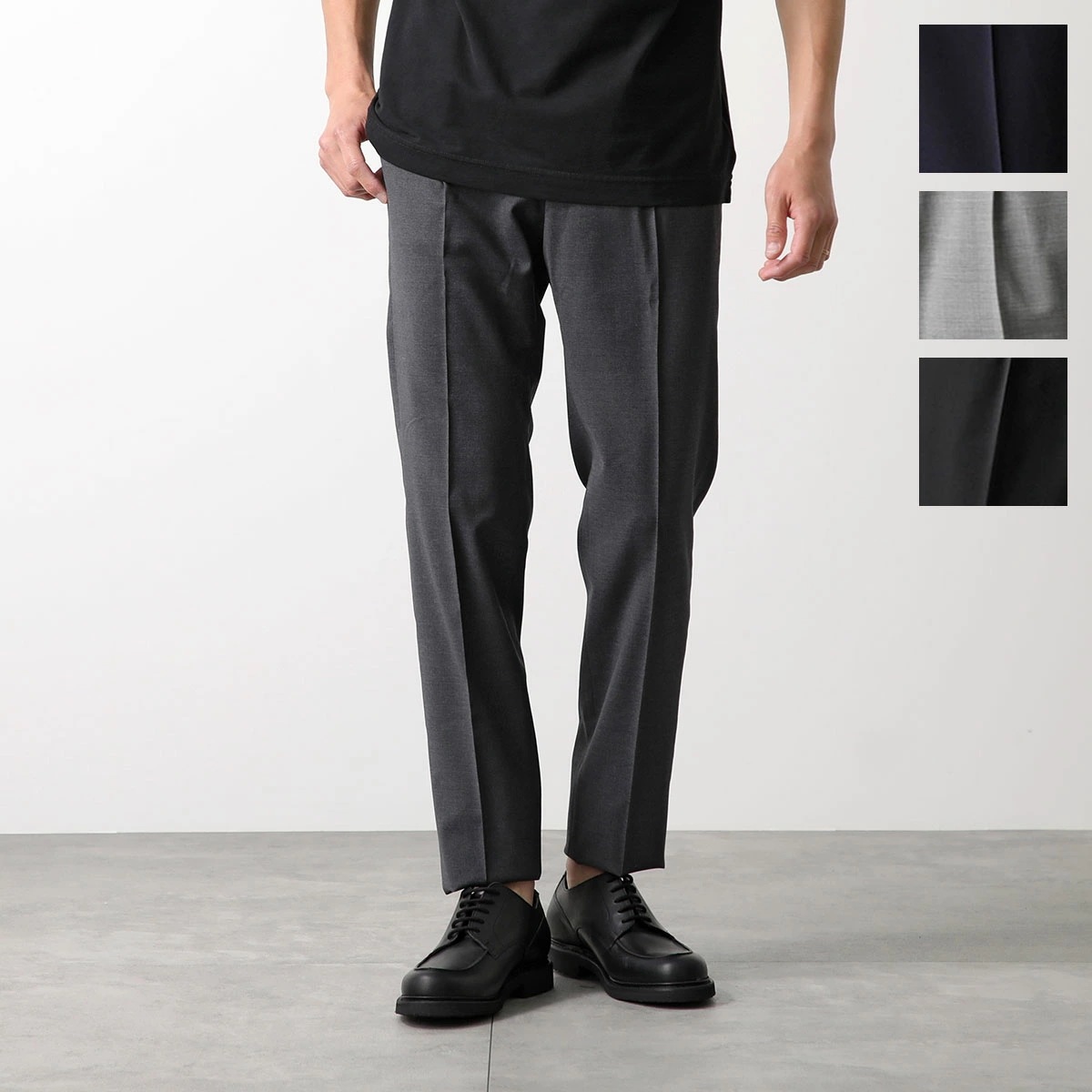 TAGLIATORE タリアトーレ パンツ P-NEWMAN 180019 メンズ ニューマン メンズ テーパード ウールブレンド 無地 ストレッチ カラー4色