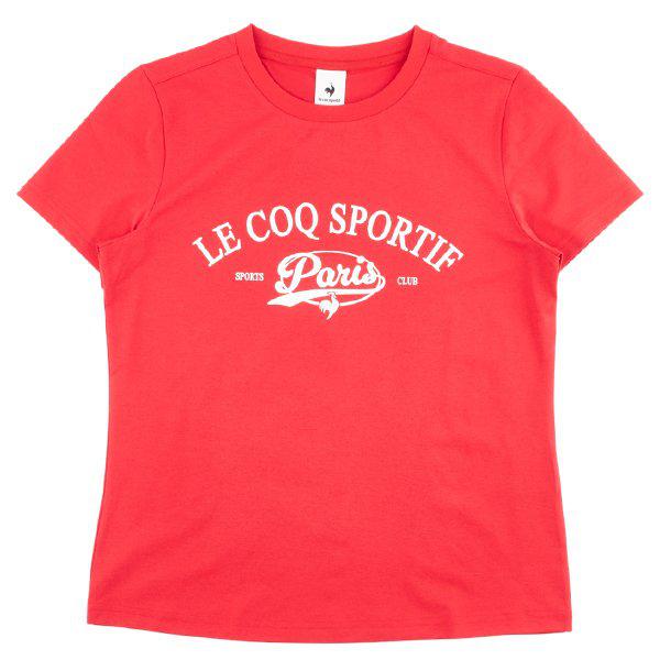 レギュラーフィット グラフィック ベーシック 半袖Tシャツ QQ123LRS13 RED