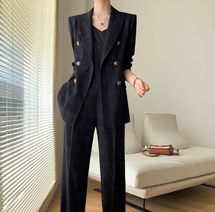 トップス パンツ セットアップ ジャケット スーツ 長袖 襟付き 上下セット 2点セット 大人可愛い きれいめ 上品 おしゃれ かっこいい クール モード系 無地 オールシーズン 入学式 入園式