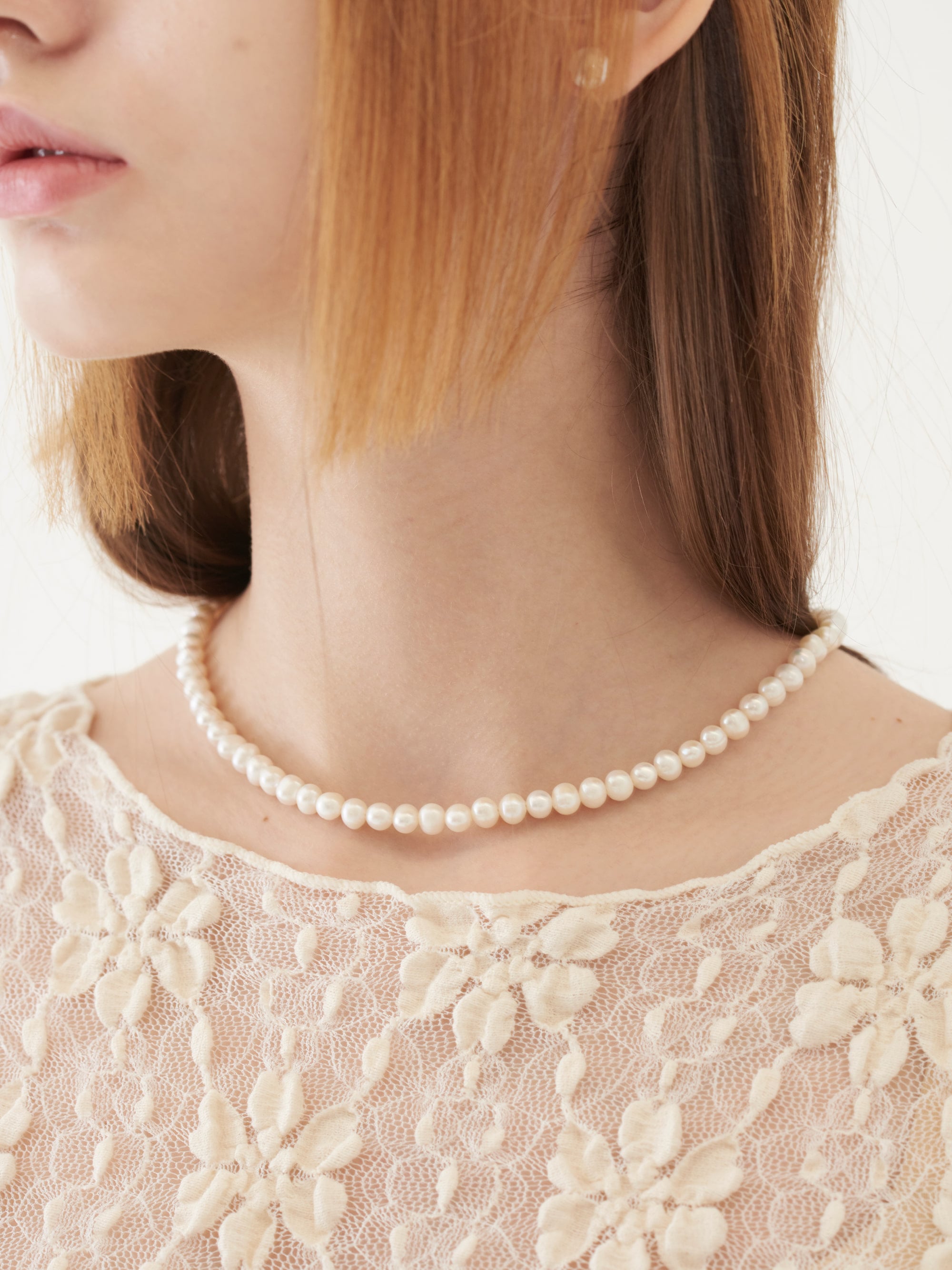 人気沸騰ブラドン BASIC Seasonless PEARL (WHITE) CHOKER ネックレス -  armarinhodasnovidades.com.br