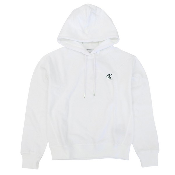 カルバンクライン 衣類 レディース フーディーパーカ S ホワイト J20J213178WHS CALVIN KLEIN