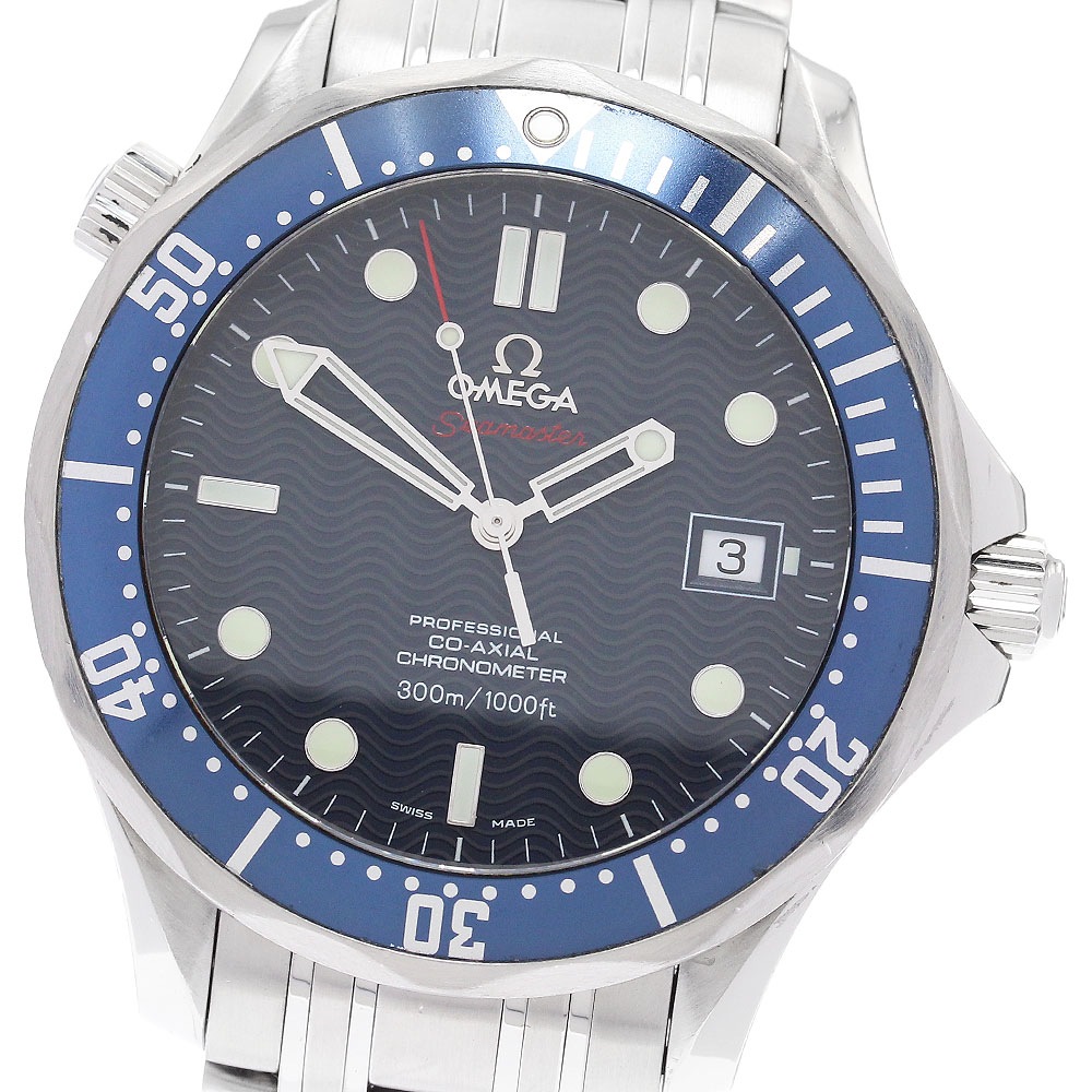 オメガ OMEGA 2220.80 シーマスター ダイバー300 デイト 自動巻き メンズ _893533【中古】 214,100円