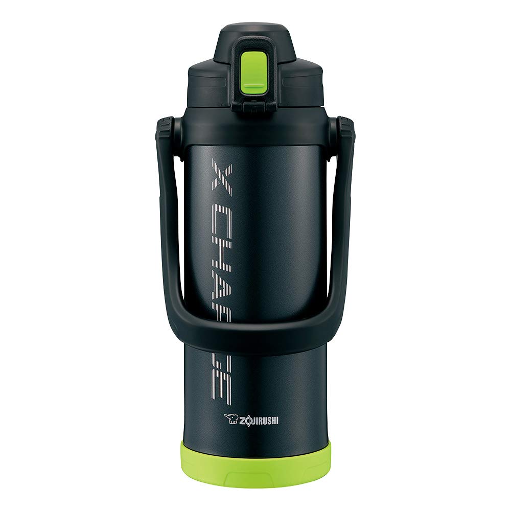 象印 (ZOJIRUSHI) 水筒 直飲み スポーツタイプ ステンレスジャグボトル 2.06L ライムブラック SD-BD20-BG2060ml