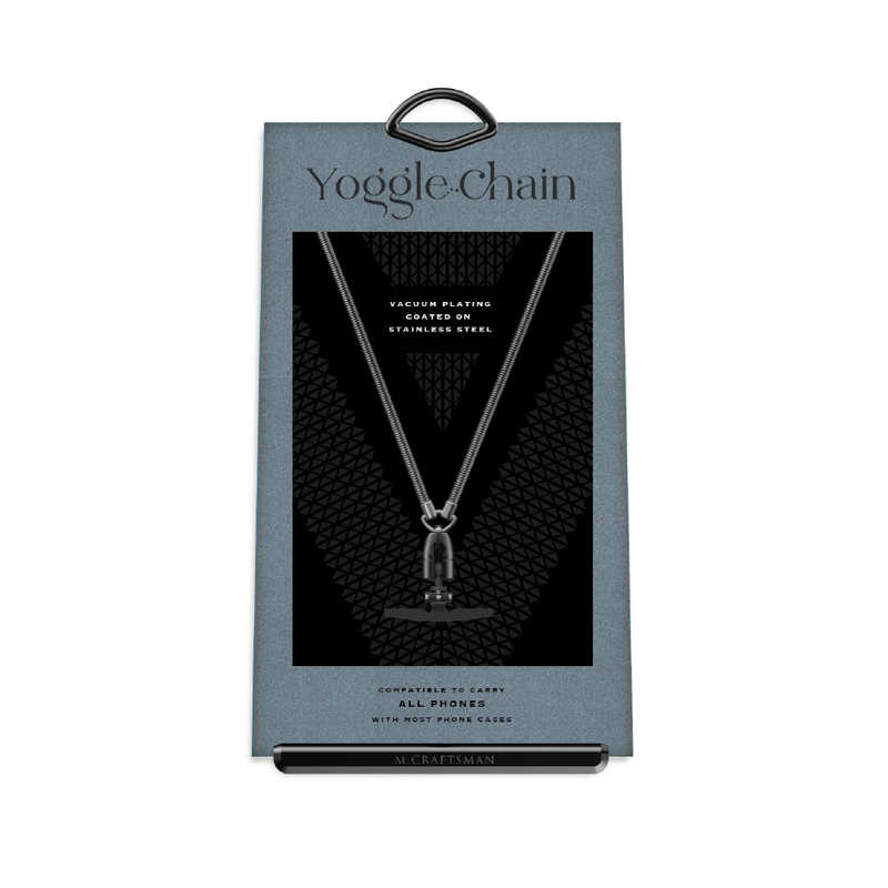MCRAFTSMAN　M.CRAFTSMAN Yoggle Chain スネークチェーン カーボンブラック　YCSMCBL