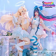 Qoo10] 甘露寺蜜璃 ウィッグ かつら コスプレ衣 : ホビー・コスプレ