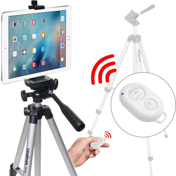 vonjean KM-543 tripod + VCT-853S holder + S3 bluetooth remote controller