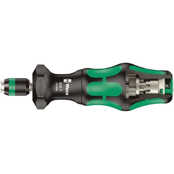WERA ヴェラ 差込6.35mm 差替式 ドライバーハンドル ターボギアドライバー 057480 工具 ツール DIY 作業工具 道具