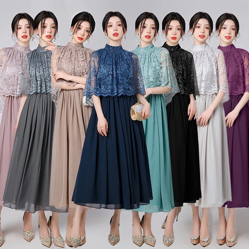 【早得!!特別価格】お呼ばれドレス イブニングドレス 女性 人気商品 パーティー 司会者 成人式 日常 スリム効果 ワンピース