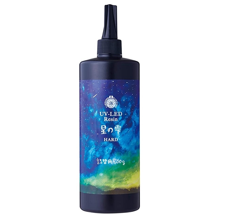 パジコ レジン液 大容量 UV-LEDレジン 星の雫 ハードタイプ 500g 透明 日本製 403242