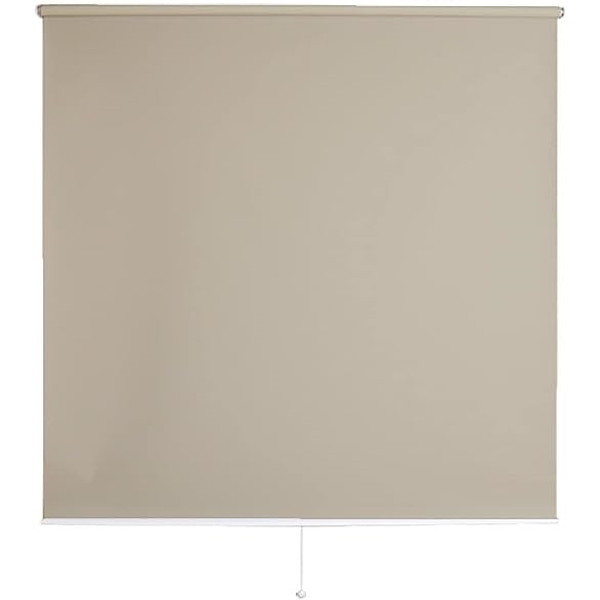 ホームテイスト SH-16-H180 壁空け不要!つっぱりロールスクリーン 幅180cm(採光タイプ) BE ベージュ メーカー直送