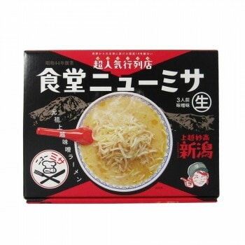 箱入上越みそラーメン食堂ニューミサ 3食 20箱