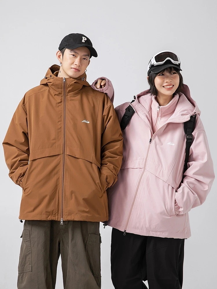 トップス 多機能 ファスナー 裏起毛ファッション カジュアル ゆったり トップス 裹起毛 防水 アウトドア ジャンバー かっこいい 突撃衣 防风 ウォーム