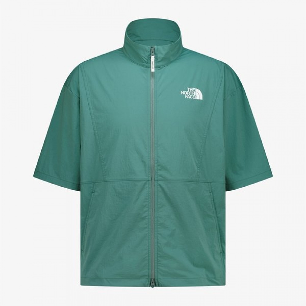 ノースフェイス ホワイトレーベル アイラ 半袖ジップアップ NT7KR01N