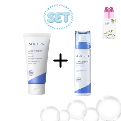 アトベリア365クリーム80ml + アトベリア365 クリームミスト 120ml [ベストセラーセット] / 高濃度セラミド配合クリーム＆高保湿・敏感肌ケ韓国発・大人気保湿コスメア/ ミスト/