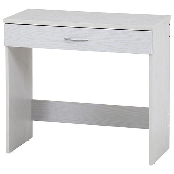 不二貿易 52274 引き出し付きデスク オークWH メーカー直送