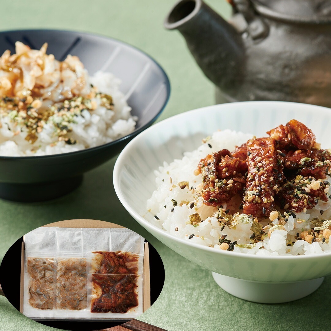 京都 「京料理六盛」 国産うなぎと生とらふぐセット うなぎの蒲焼（刻み）50g2生とらふぐ柚子仕込50g2わさび茶漬け海苔5g4 【産直メーカー直送品】
